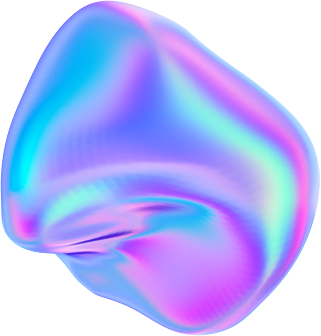 3D Gradients Oversaturated Rainbow Color